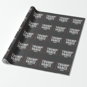 Trump Vice President Vance 2024 President Election Wrapping Paper