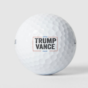 Trump Vice President Vance President Election USA Golf Balls