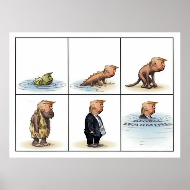 Trump Visits Houston Poster (Front)