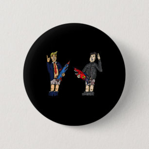Trump Vs. Kim Jong-un 2020 Whose Rocket Is Bigger  6 Cm Round Badge