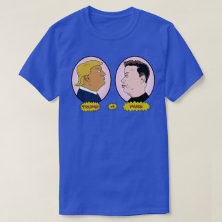 Trump vs Musk Beavis and Butthead Parody Elon T-Shirt