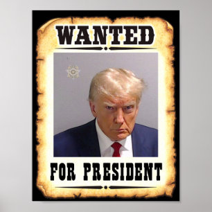 Trump Wanted For President Poster