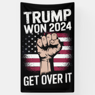 Trump We Won Wins Inauguration 47 US President  Banner
