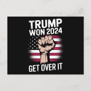 Trump We Won Wins Inauguration 47 US President Postcard