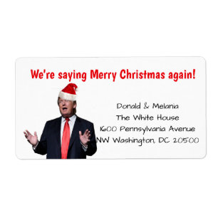 Trump: we're saying merry Christmas again