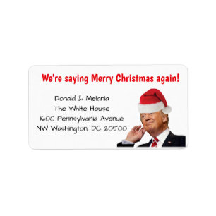 Trump: We're saying Merry Christmas again Label
