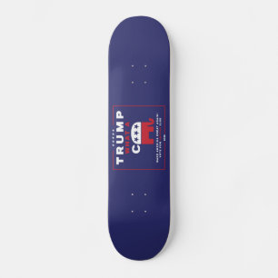 Trump. What A C*** - Anti-Trump campaign poster v2 Skateboard