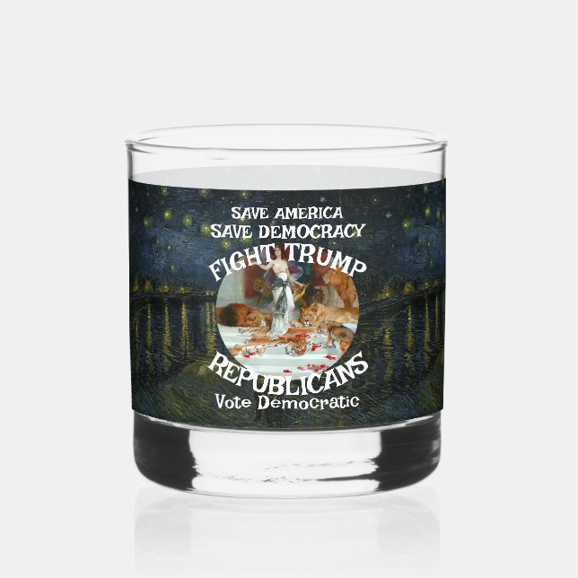 Trump Whiskey Glass (Front)