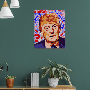 Trump Who Am I Really Value Poster Paper