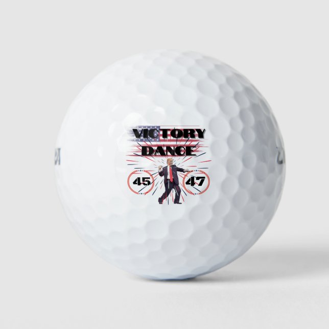 Trump Wilson Golf Ball Victory Dance (Front)