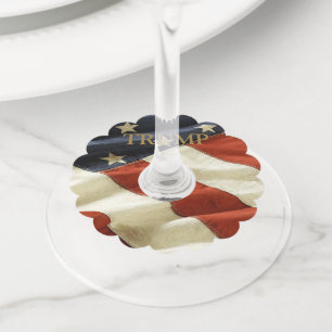 TRUMP WINE GLASS TAG