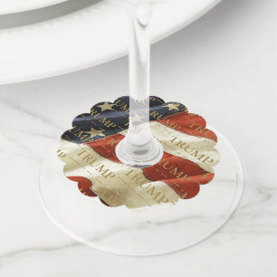 TRUMP WINE GLASS TAG