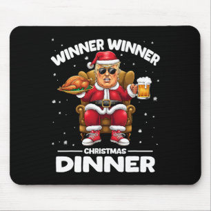 Trump Winner Winner Turkey Dinner Funny Trump Chri Mouse Mat
