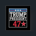 Trump Wins 2024 Election Trump Won 2024 15 Cm Square Badge<br><div class="desc">Trump Wins 2024 Election Trump Won 2024</div>