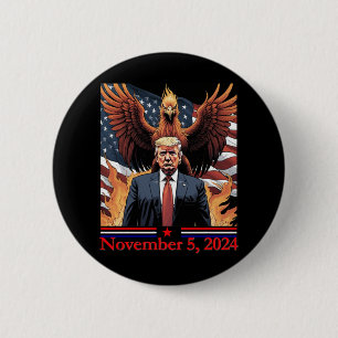 Trump Wins 2025 Pcute Ss Cute Ssnix Rising From Th 6 Cm Round Badge