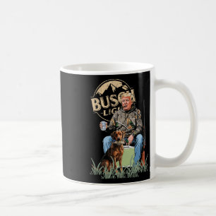 Trump With Dog Duck Waterfowl Hunting Camo Preside Coffee Mug