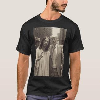Trump with Jesus T-Shirt