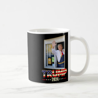 Trump With Mc Donald Trump Worker Vote For Trump Coffee Mug
