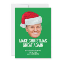 Trump with Santa Hat - Make Christmas Great Again