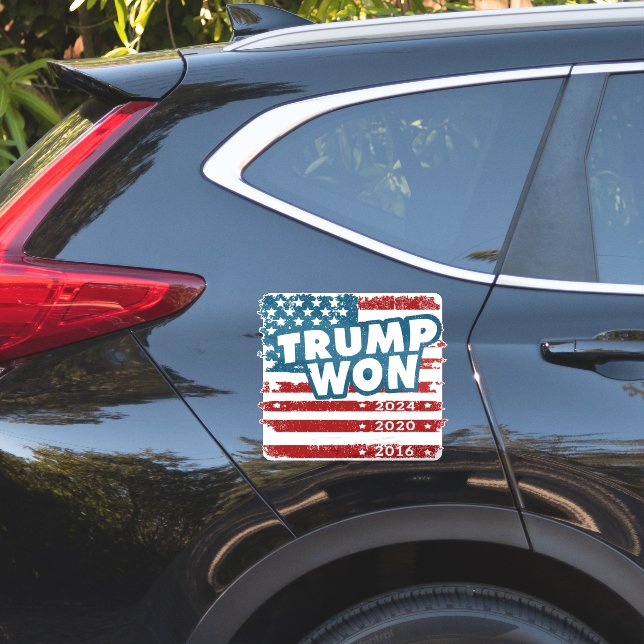 Trump Won 2024 (Car Side)