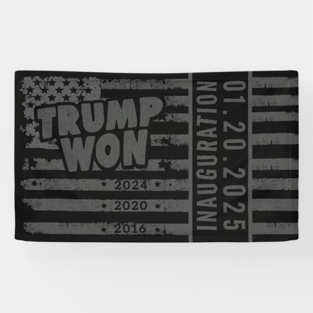 Trump Won 2024 Banner (Horizontal)