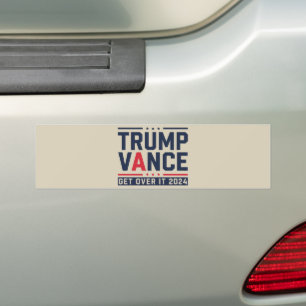 Trump Won 2024 Election President Trump Vance Bumper Sticker