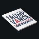 Trump Won 2024 Election President Trump Vance Notepad<br><div class="desc">Trump Won 2024 Election President Trump Won</div>
