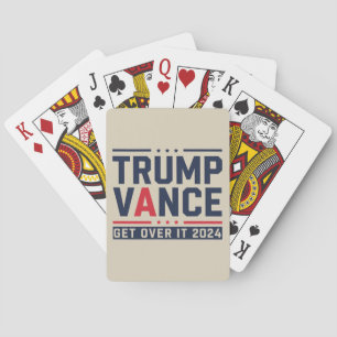 Trump Won 2024 Election President Trump Vance Playing Cards