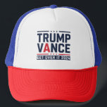 Trump Won 2024 Election President Trump Vance Trucker Hat<br><div class="desc">Trump Won 2024 Election President Trump Won</div>