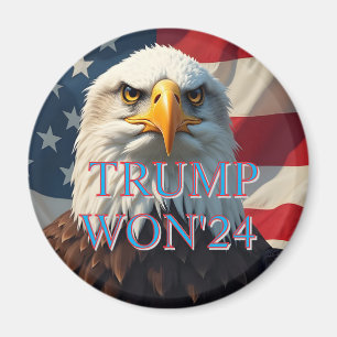 TRUMP WON 2024 MAGNET