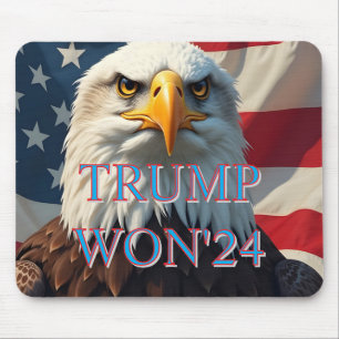 TRUMP WON 2024 MOUSE MAT