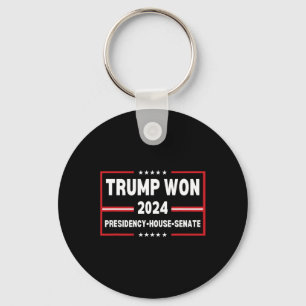 Trump Won 2024 Presidency Senate House Mega Republ Key Ring