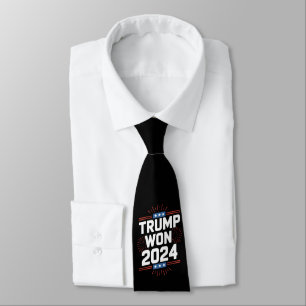 Trump Won 2024 President 47th Of White House Tie