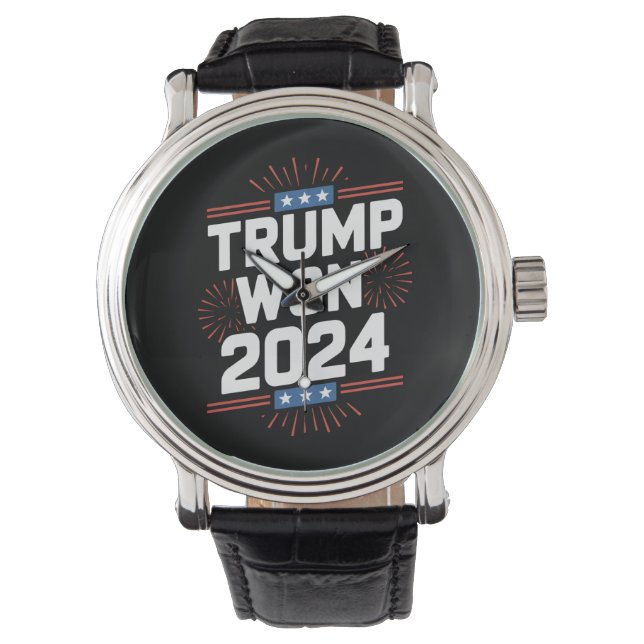 Trump Won 2024 President 47th Of White House  Watch (Front)