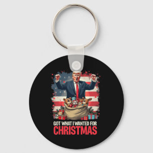 Trump Won 2024 President - Got What I Wanted For C Key Ring