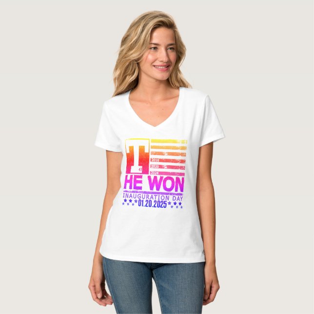 Trump Won 2024 T-Shirt (Front Full)