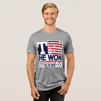Trump Won 2024 Tri-Blend Shirt