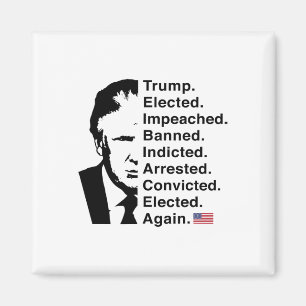 Trump Won 2024 Word List Re-elect Victory 45 47 Tr Magnet