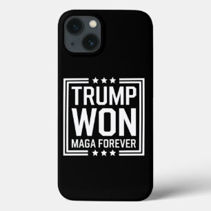 Trump won 47th US President Maga Election 2024 iPhone 13 Case