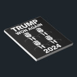 Trump Won Again 2024 Election Inauguration Day 47  Notepad<br><div class="desc">Trump Won Again 2024 Election Inauguration Day 47 President</div>