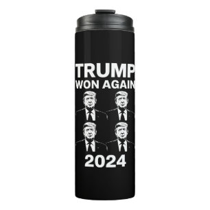 Trump Won Again 2024 Election Inauguration Day 47 Thermal Tumbler