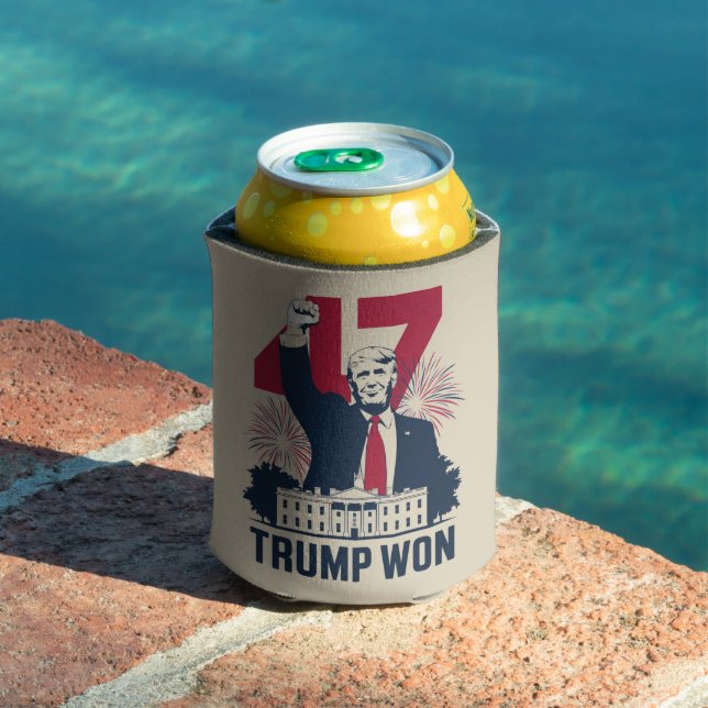 Trump Won Again 2024 Election President 47 th  Can Cooler (In Situ Pool)