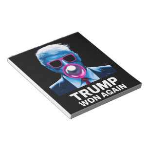 Trump Won Again 2024 Election Vote President 47th  Notepad