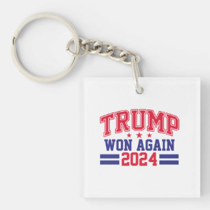 Trump Won Again 2024 Key Ring