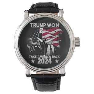 Trump Won Again Take America Back 2024 Watch