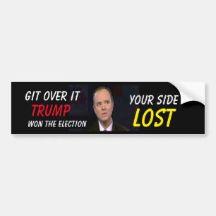 TRUMP WON BUMPER STICKER