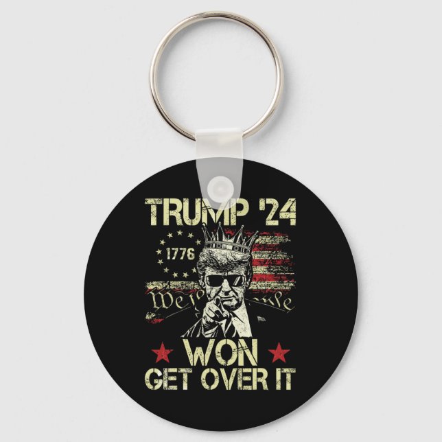 Trump Won Get Over It 2025 8  Key Ring (Front)