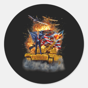 Trump Won Get Over It 2025 Classic Round Sticker