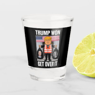 Trump Won Get Over It Maga Won Election 2024 Shot Glass