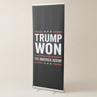 Trump Won MAGA Trump Winner 2024 Fix America Again